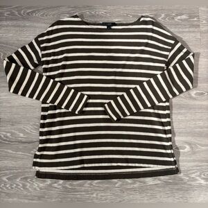 J.Crew Women’s Long Sleeve Shirt Striped XXS